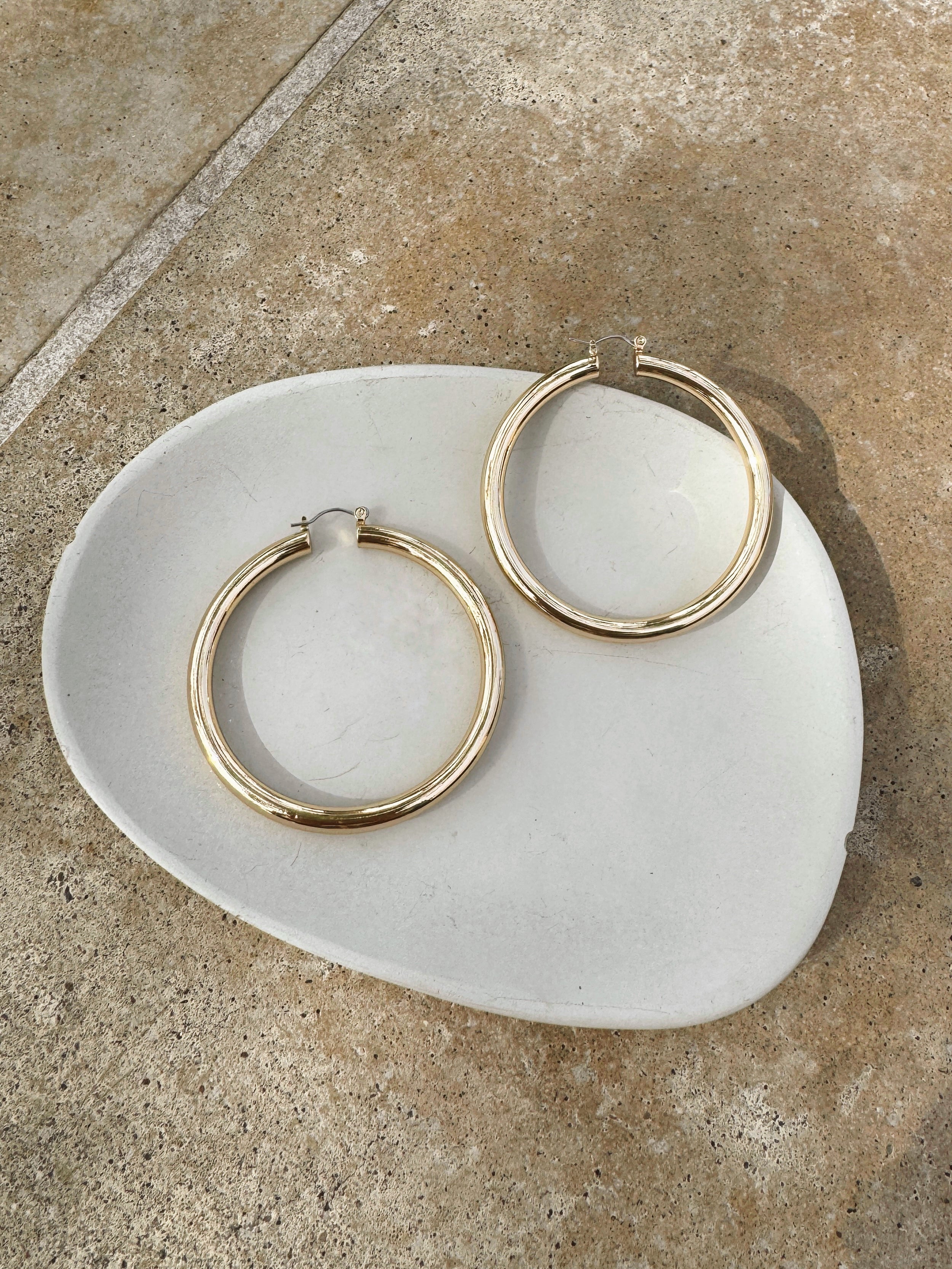Classic Tube Hoop Earrings