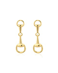 LAJ Horsebit Stud Earrings