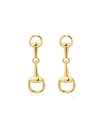 LAJ Horsebit Stud Earrings
