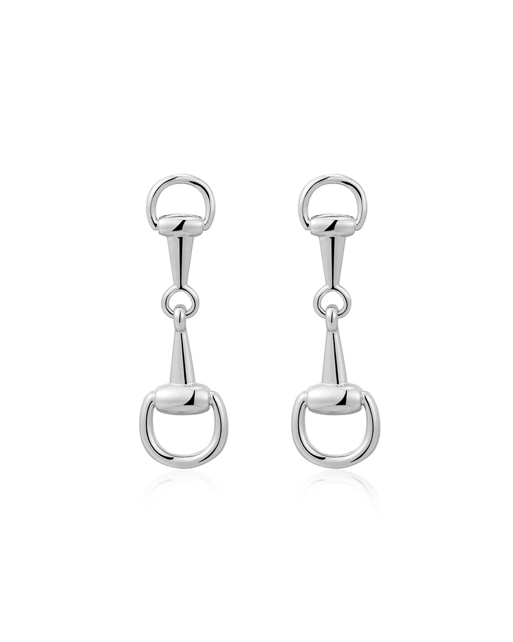 LAJ Horsebit Stud Earrings