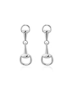 LAJ Horsebit Stud Earrings