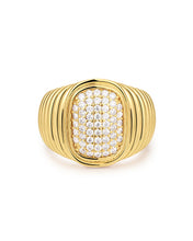 Load image into Gallery viewer, LAJ Pave Oval Bezel Ring
