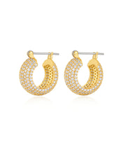 Load image into Gallery viewer, LAJ Pave Royale Hoops
