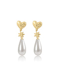 LAJ Pearl Star Studs