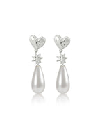 LAJ Pearl Star Studs