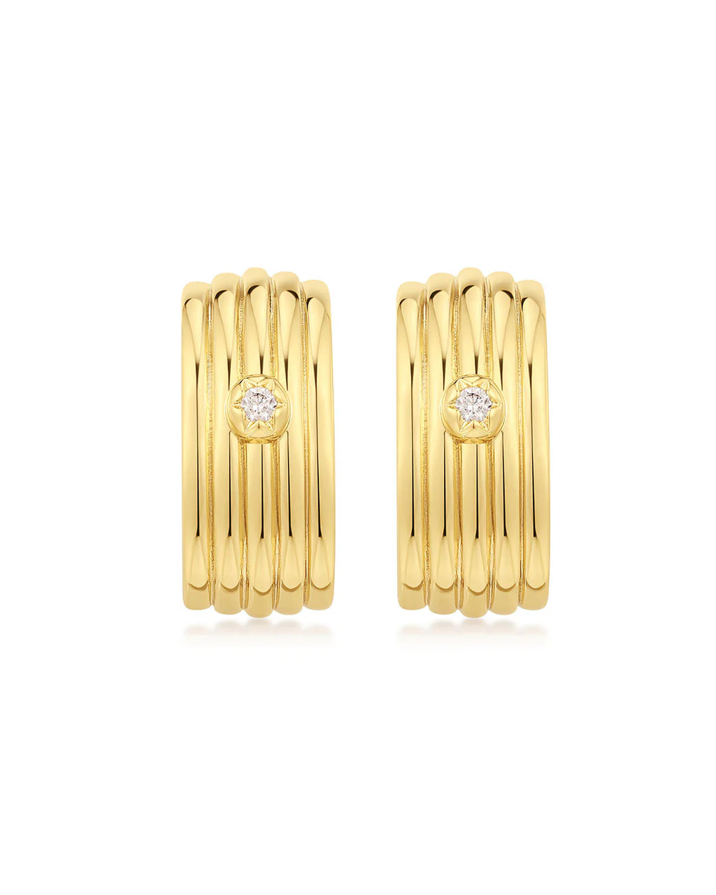 LAJ Ridged Positano Studs