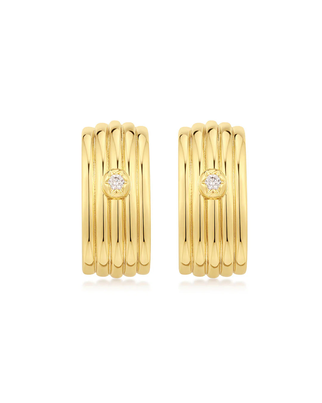 LAJ Ridged Positano Studs