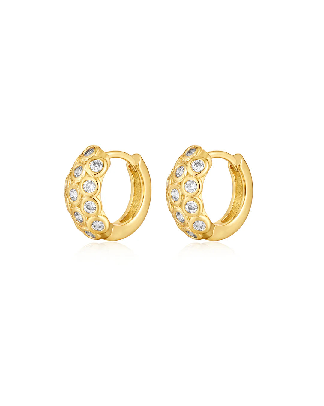 LAJ Sienna Stone Hoops