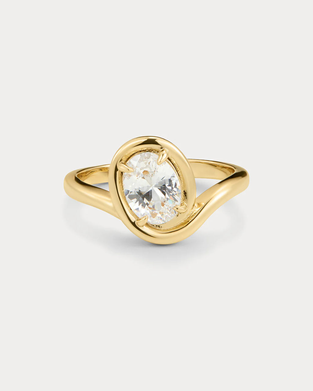 LAJ Bianco Nero Statement Ring