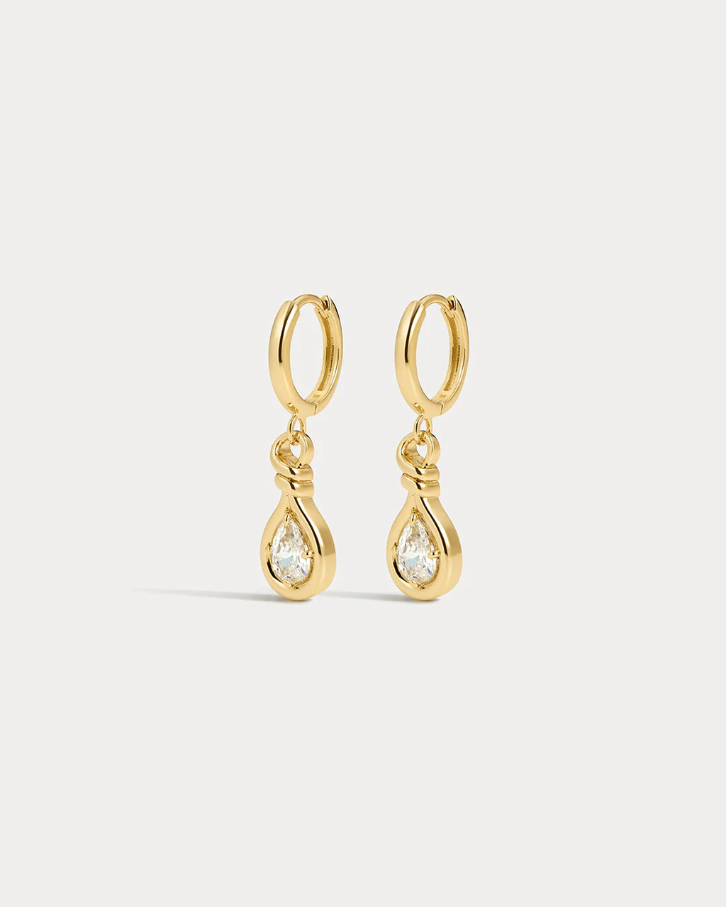 LAJ Georgia Stone Knot Hoops