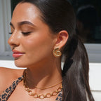 EV Ruby Oval Chain Necklace