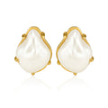 EV Willa Oversized Baroque Pearl Earrings