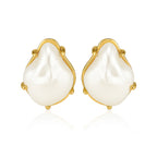 EV Willa Oversized Baroque Pearl Earrings