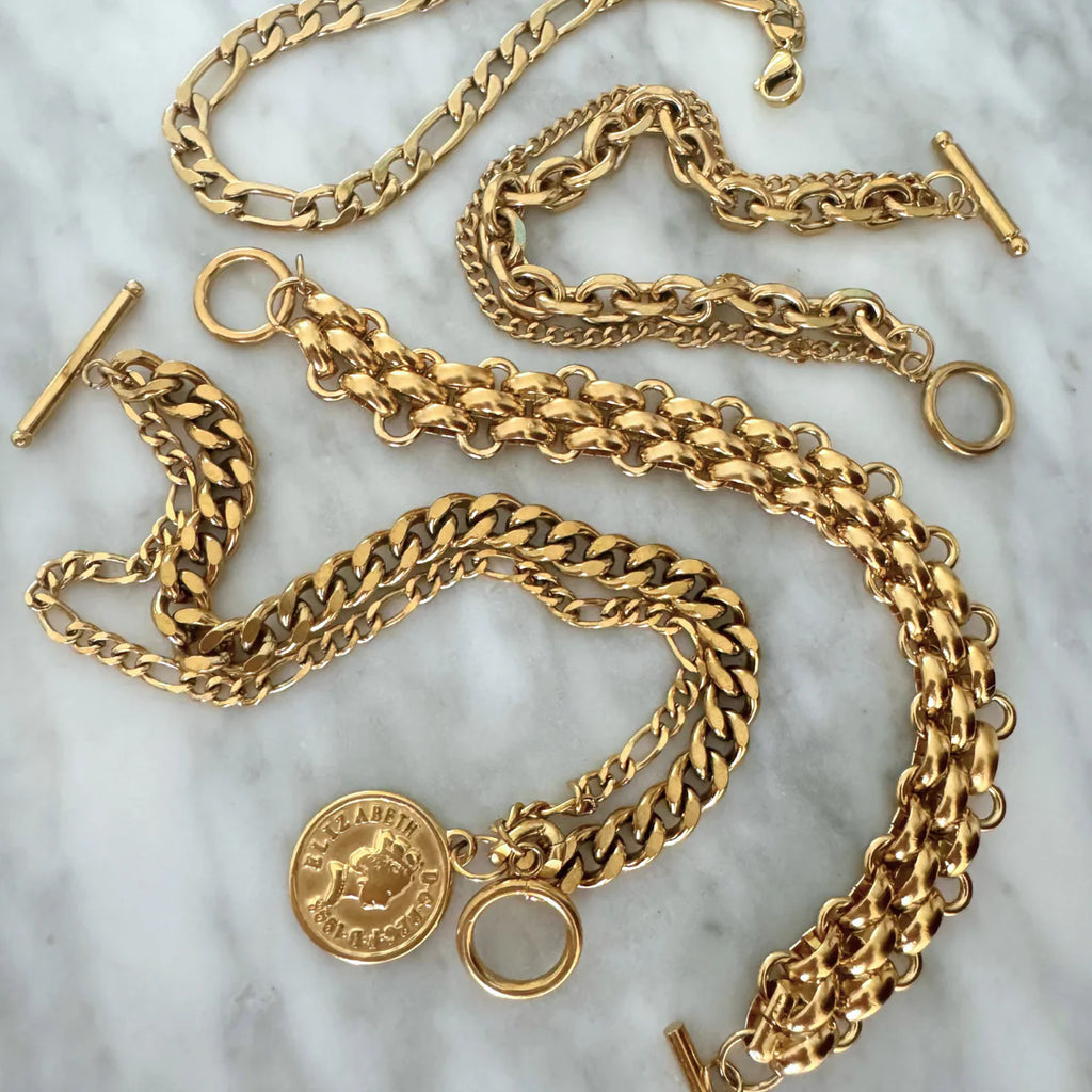 EV Sonnet Coin Bracelet
