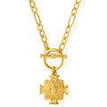 EV Zayn Toggle Chain Cross Necklace
