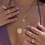 EV Rozlyn Beaded Ball Chain Necklace