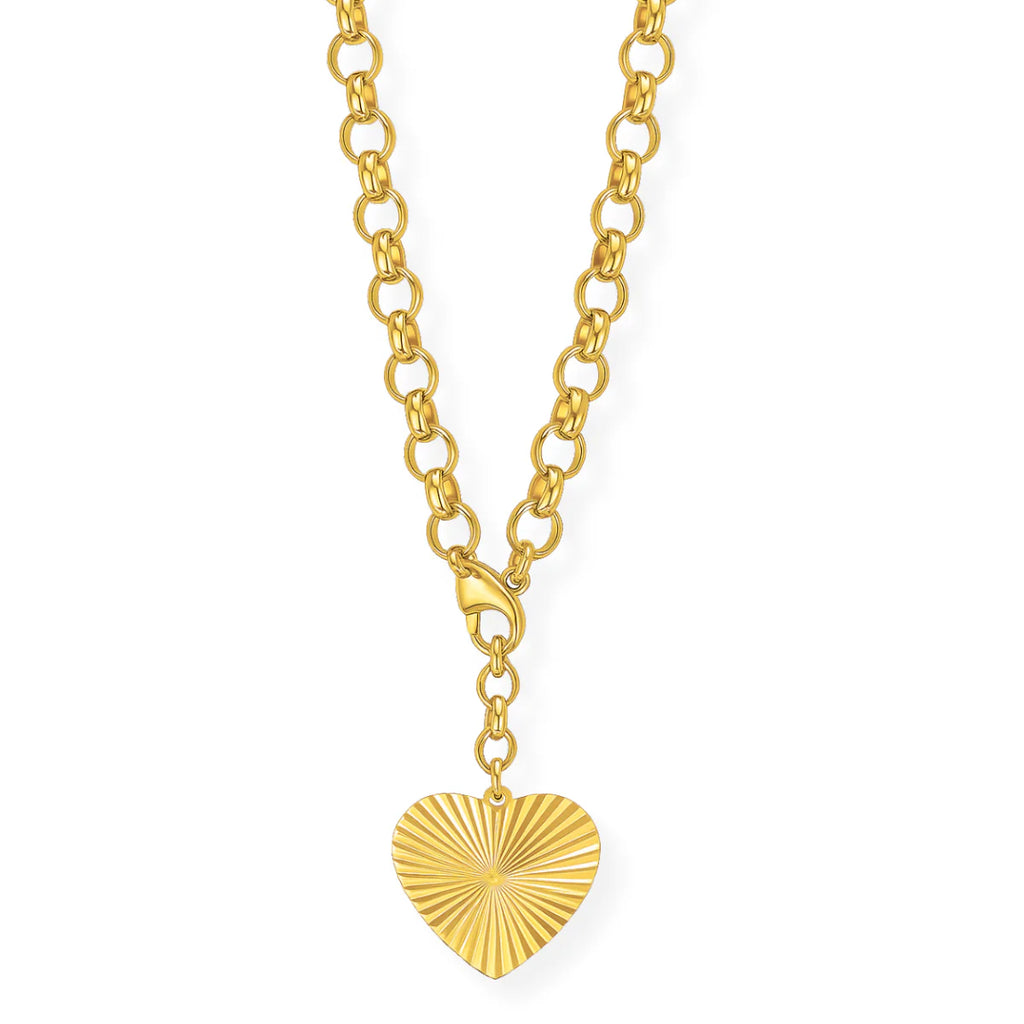 EV Shiloh Heart Lariat Necklace