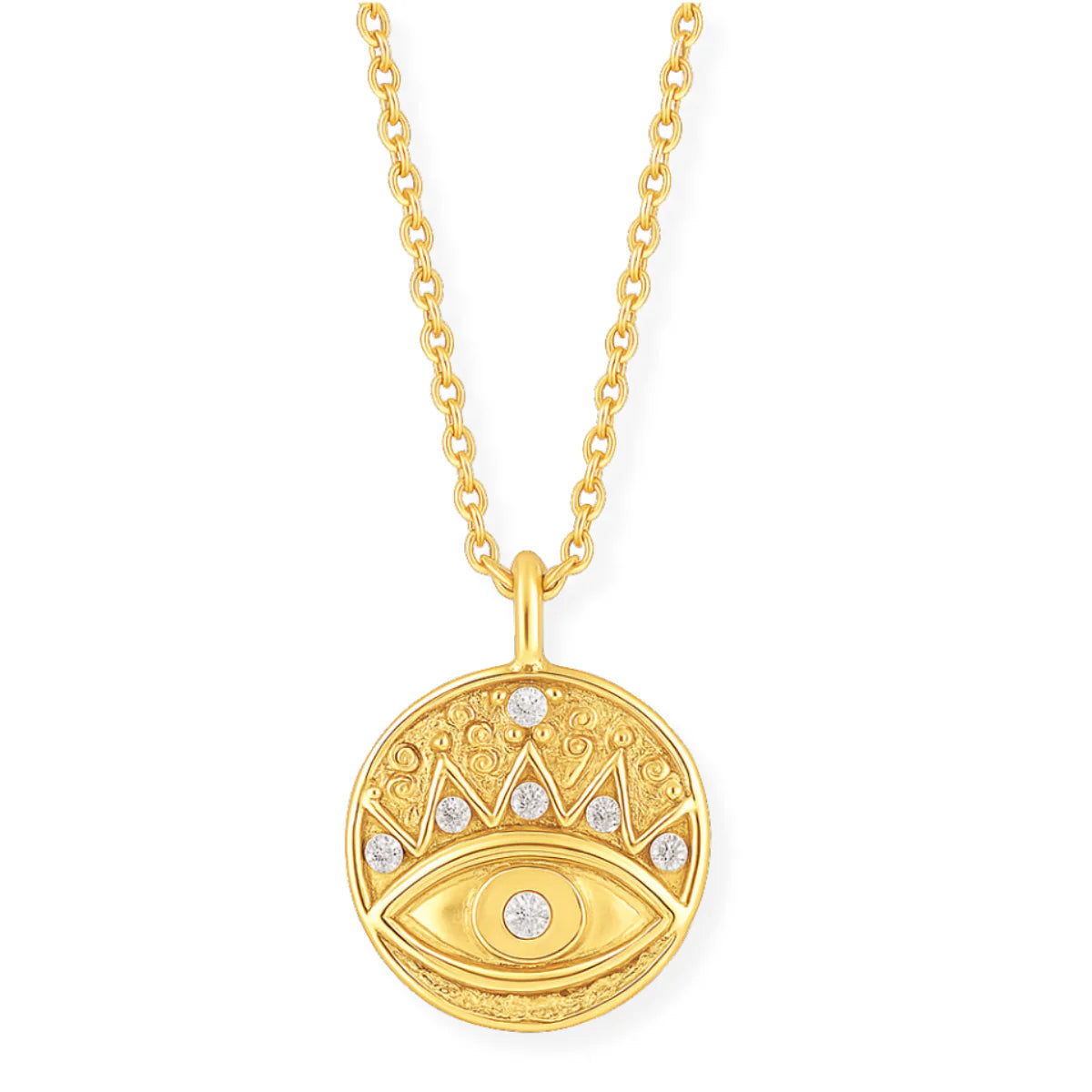 EV Harlan Evil Eye Pendant Necklace