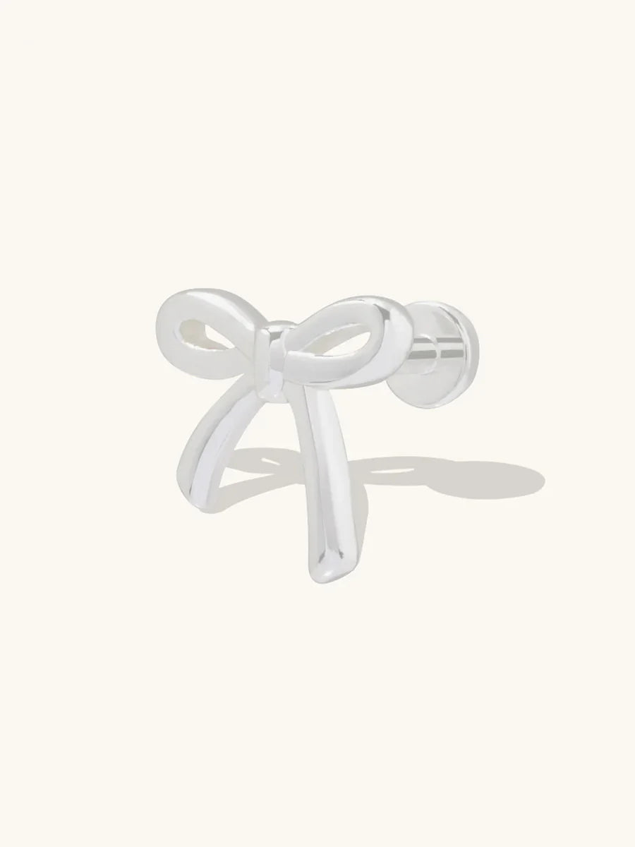 WCO Bow Flat Back Earrings