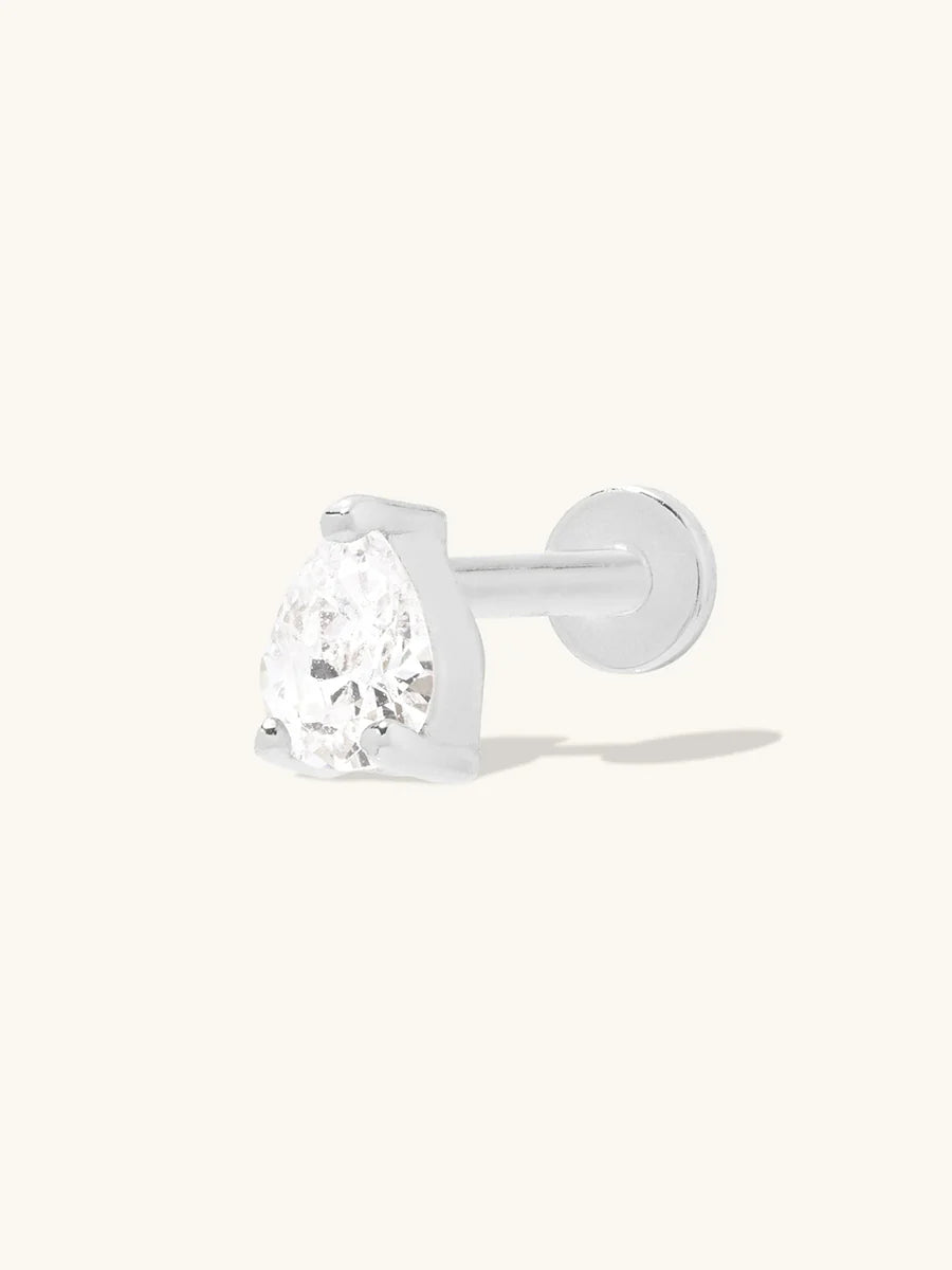 WCO Teardrop Flat Back Earrings