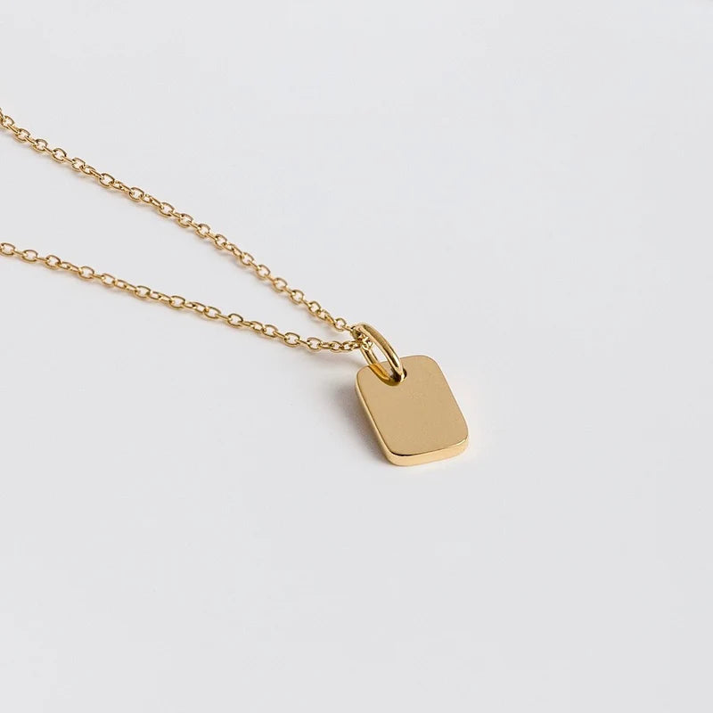 WCO Engravable Tag Necklace