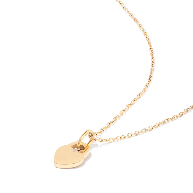 WCO Engraveable Heart Necklace