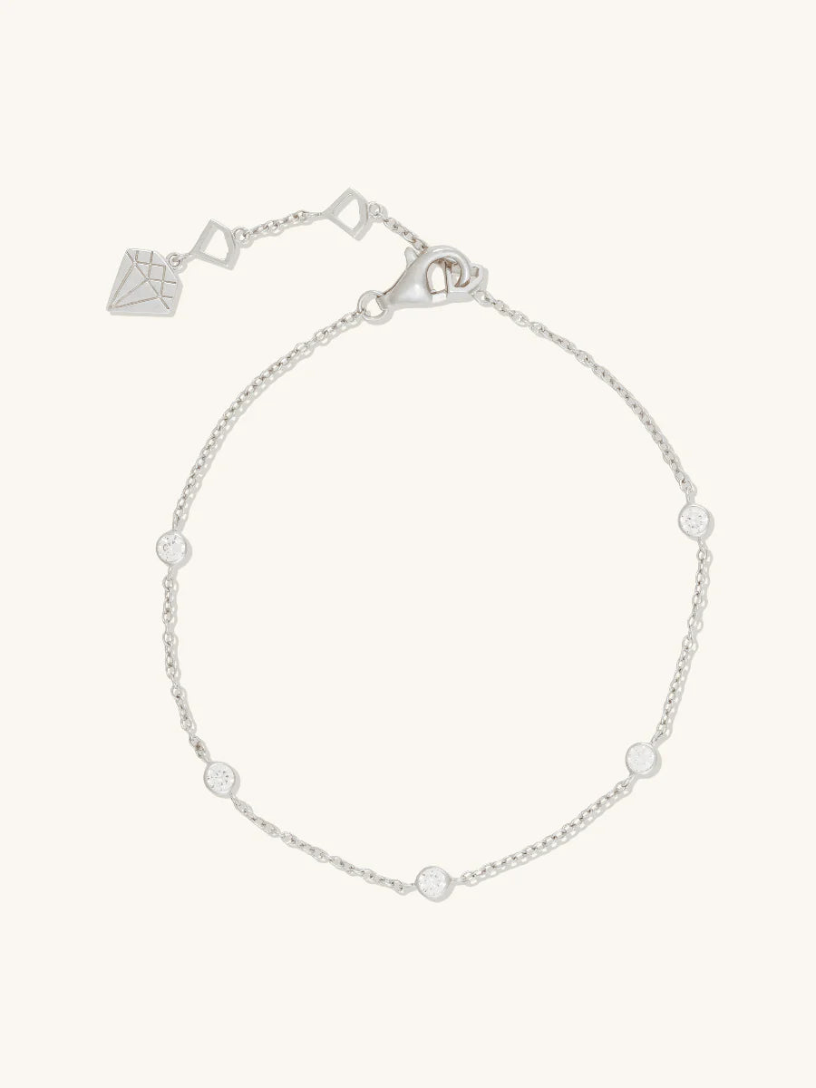 WCO 925 Multi Brilliant Bezel Bracelet