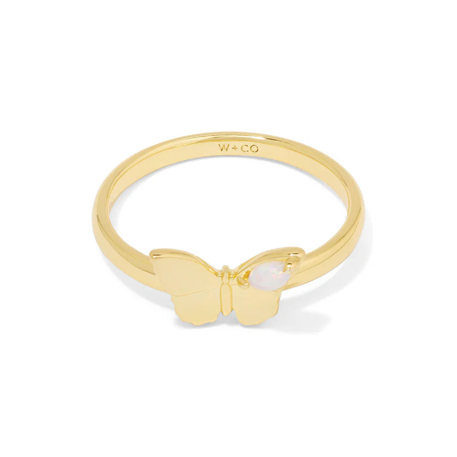 WCO Butterfly Opal Ring