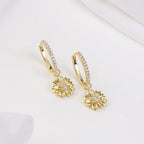 WCO Daisy Hoop Earrings