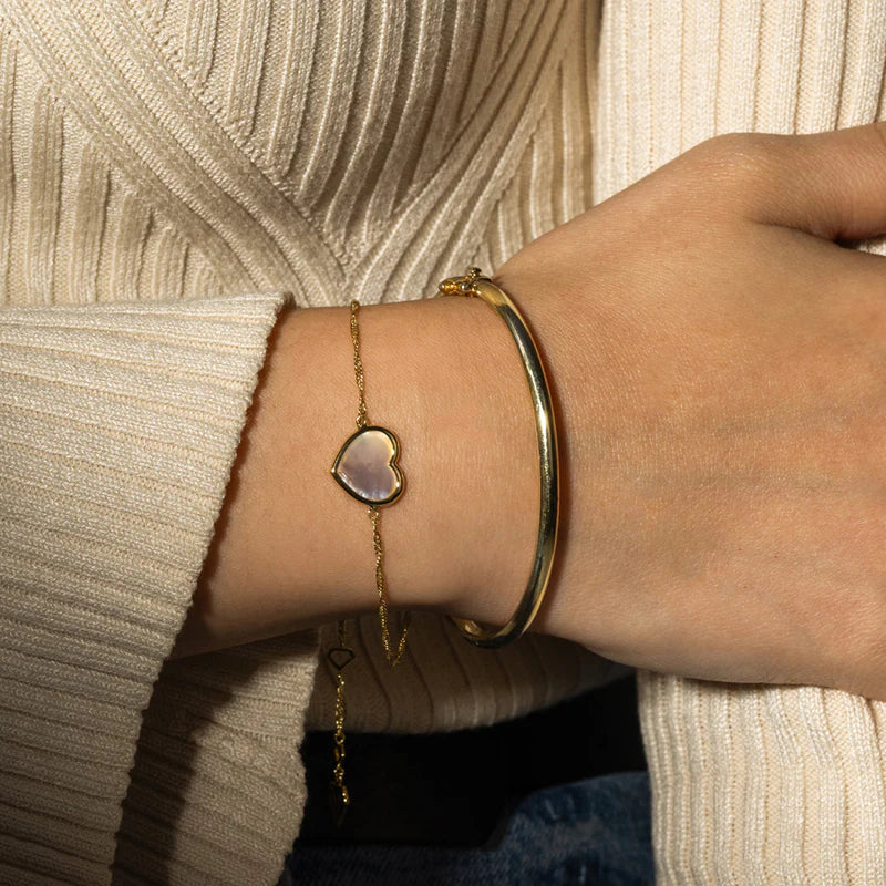 WCO Heart Pearl Bracelet