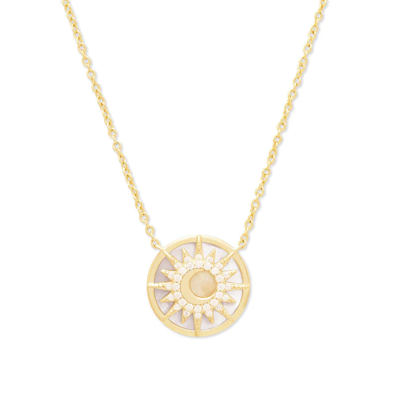 WCO Sunlit Crescent Pearl Necklace