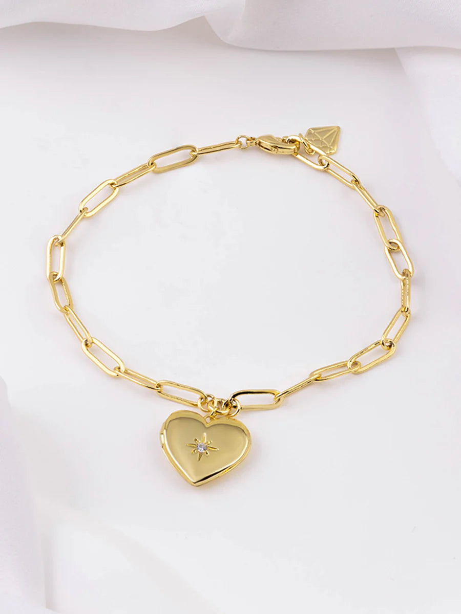 WCO Heart Locket Bracelet