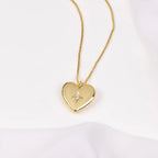 WCO Heart Locket Necklace