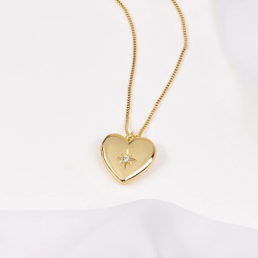 WCO Heart Locket Necklace