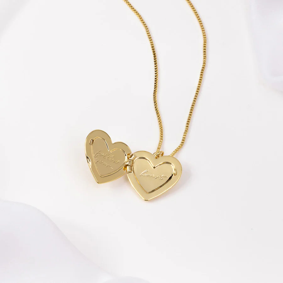 WCO Heart Locket Necklace