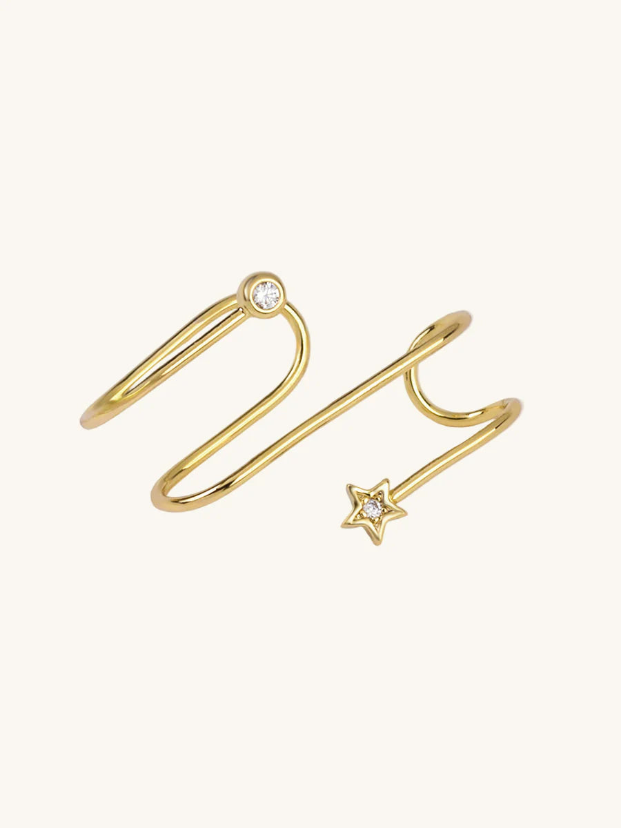 WCO In The Star Ear Cuff