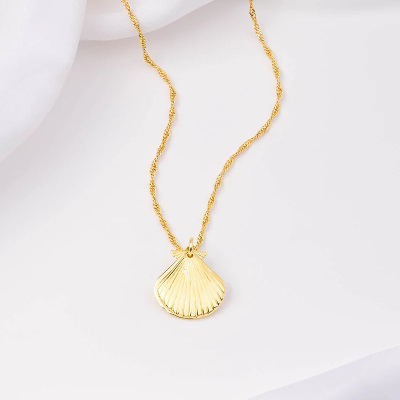 WCO Seashell Locket Necklace