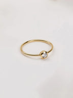 WCO 925 Brilliant Bezel Ring
