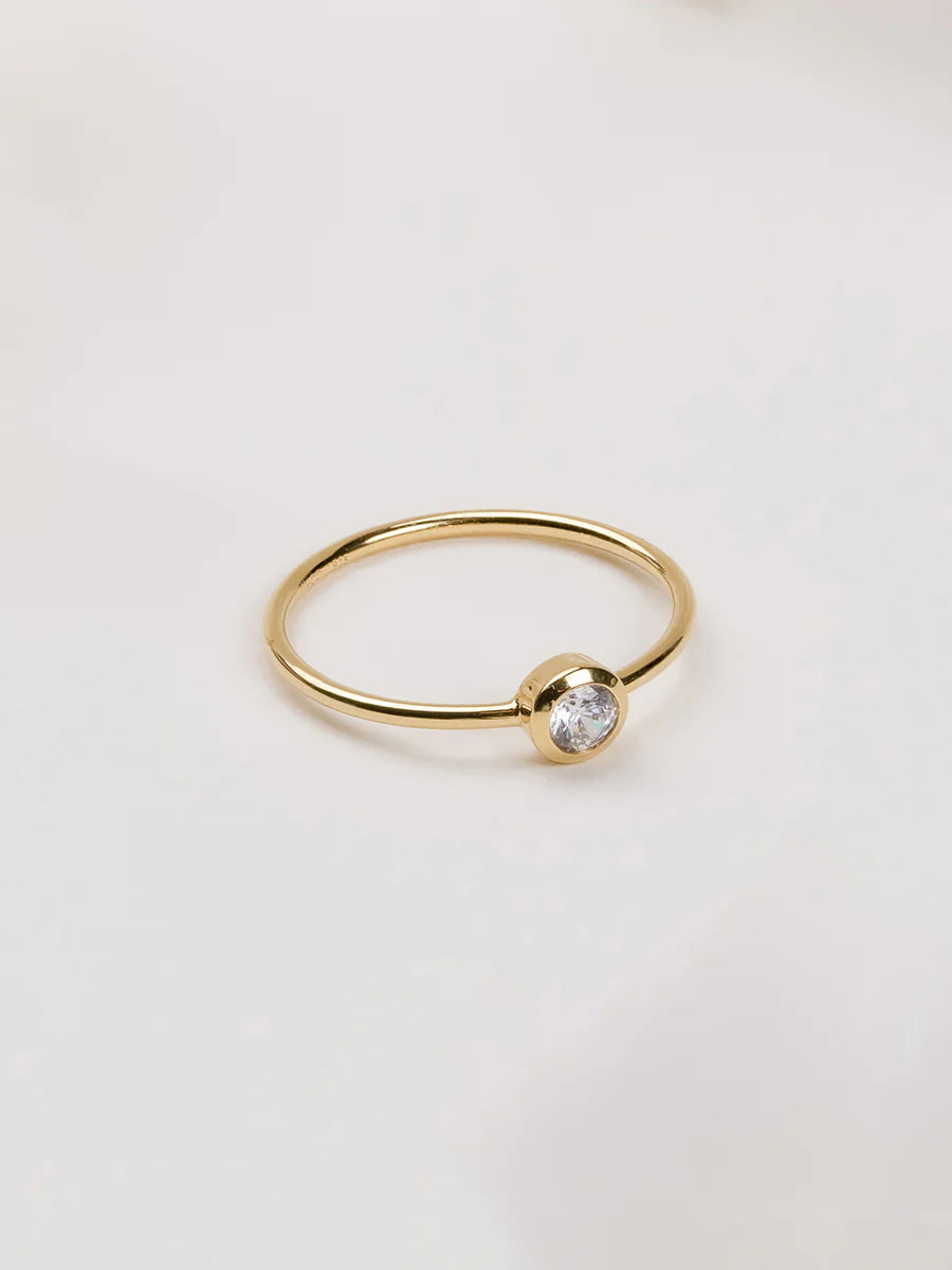 WCO 925 Brilliant Bezel Ring