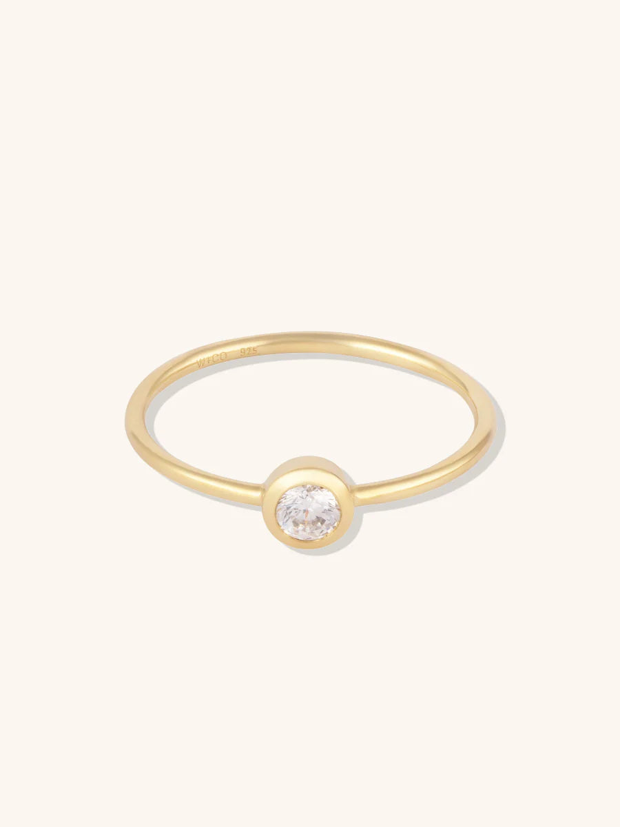 WCO 925 Brilliant Bezel Ring