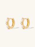 WCO Marquise Pave Huggie Earrings