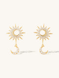 WCO Sunlit Crescent Drop Earring