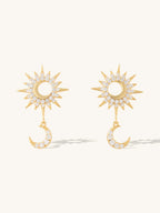 WCO Sunlit Crescent Drop Earring