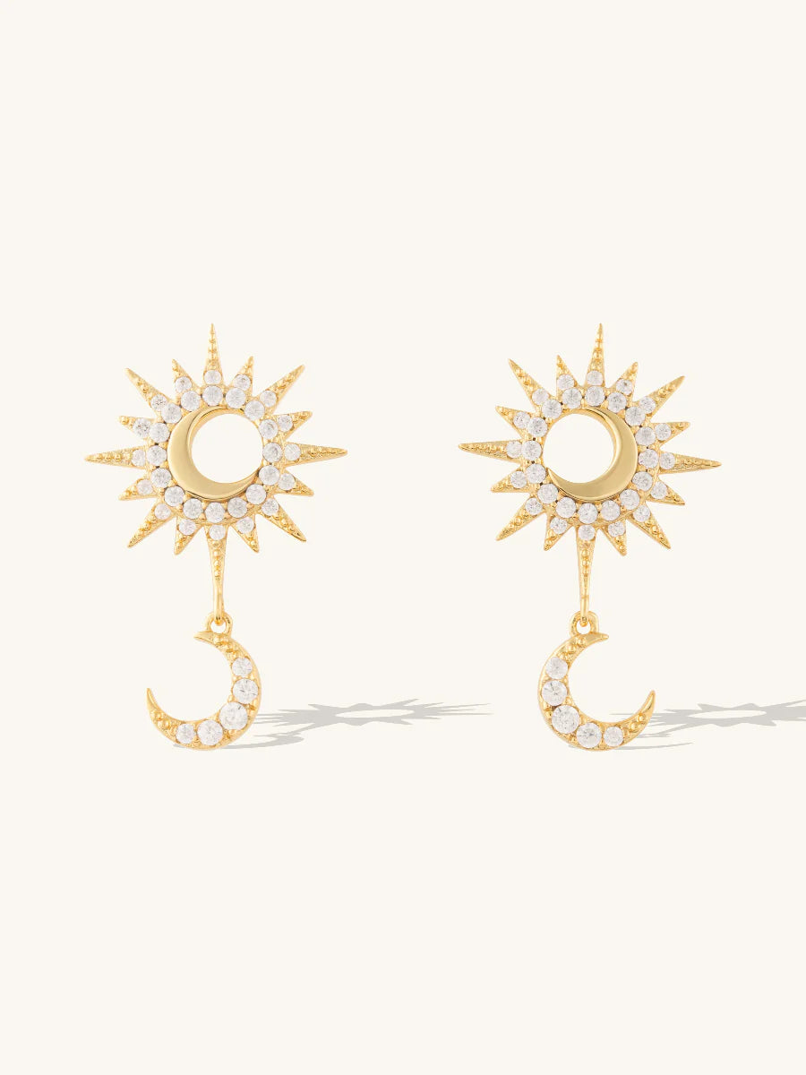 WCO Sunlit Crescent Drop Earring