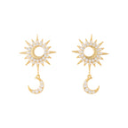 WCO Sunlit Crescent Drop Earring