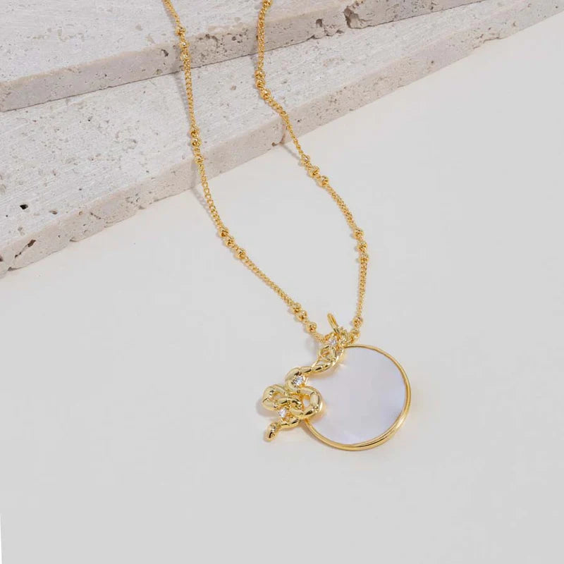 WCO Charmed Snake Necklace