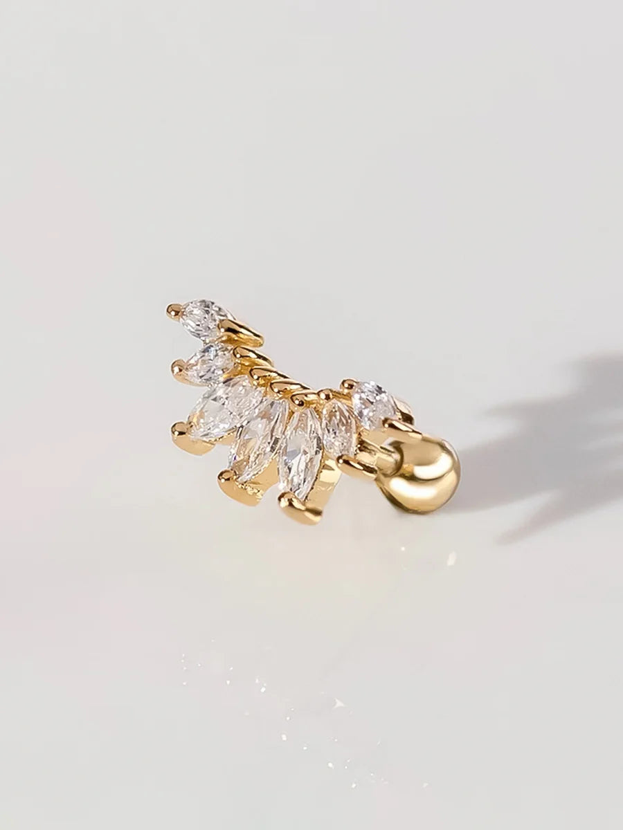 WCO Sunrays Barbell Earrings