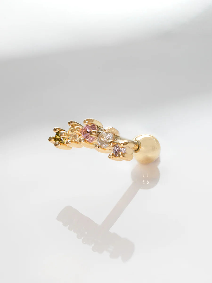WCO Shooting Star Barbell Earring