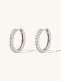 WCO Classic Pave Huggie Earring