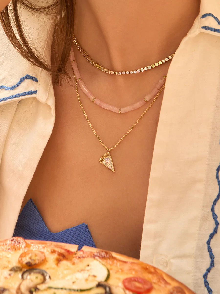WCO Pizza Slice Necklace